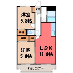 ユーミーソラリスの物件間取画像